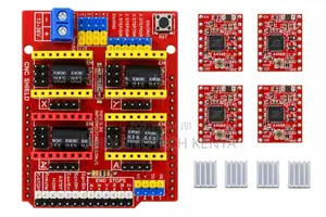 CNC Shield V3 Expansion Board With 4pcs A4988 Stepper Motor Drivers