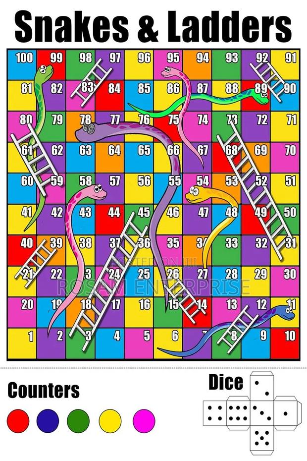 Kids Game Snake and Ladder