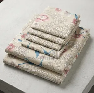 The New 125GSM 6pc Flat Cotton Bedsheet Set