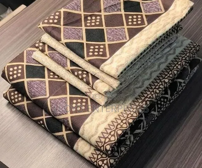 The New 125GSM 6pc Flat Cotton Bedsheet Set