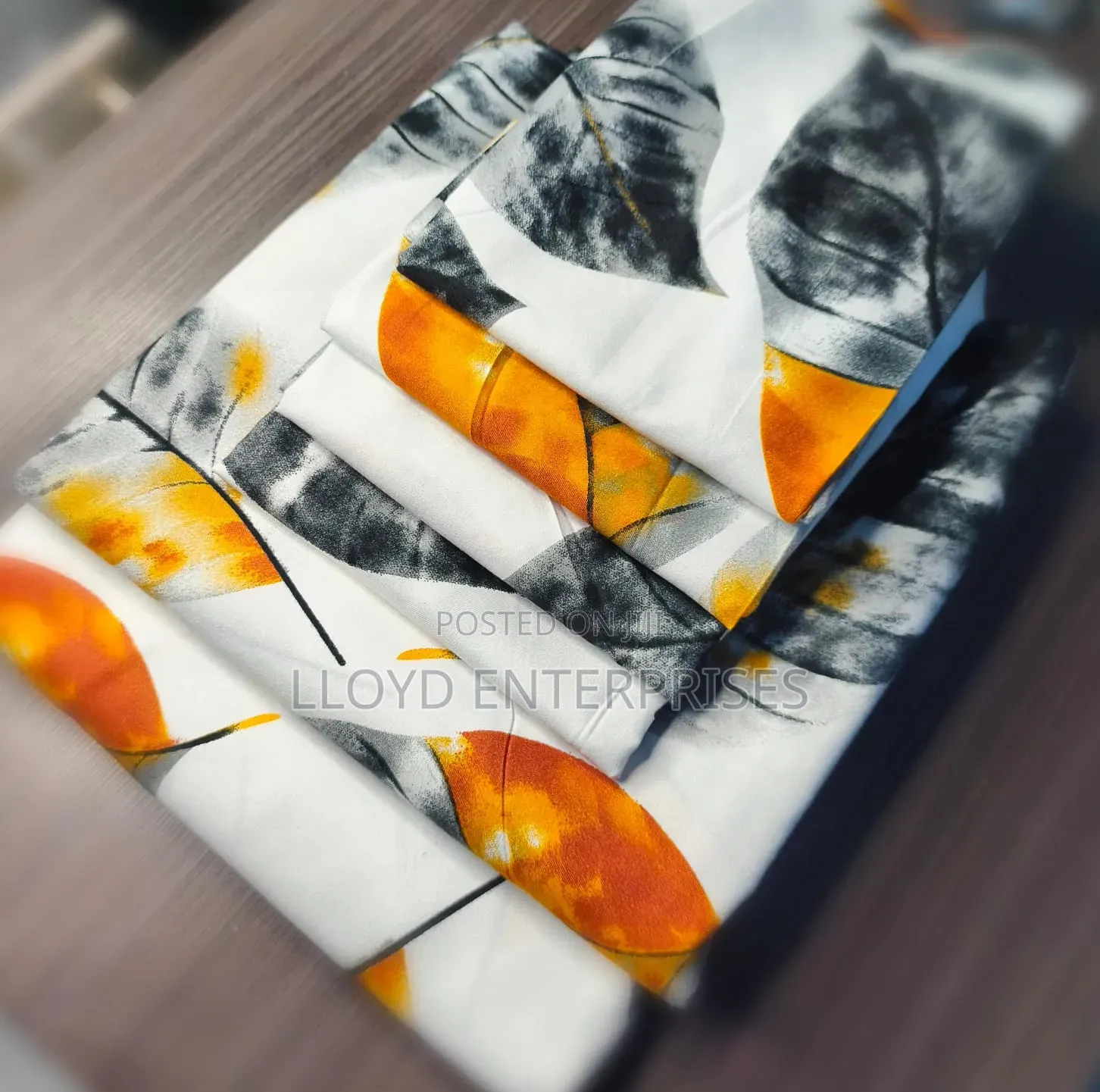 The New 125GSM 6pc Flat Cotton Bedsheet Set
