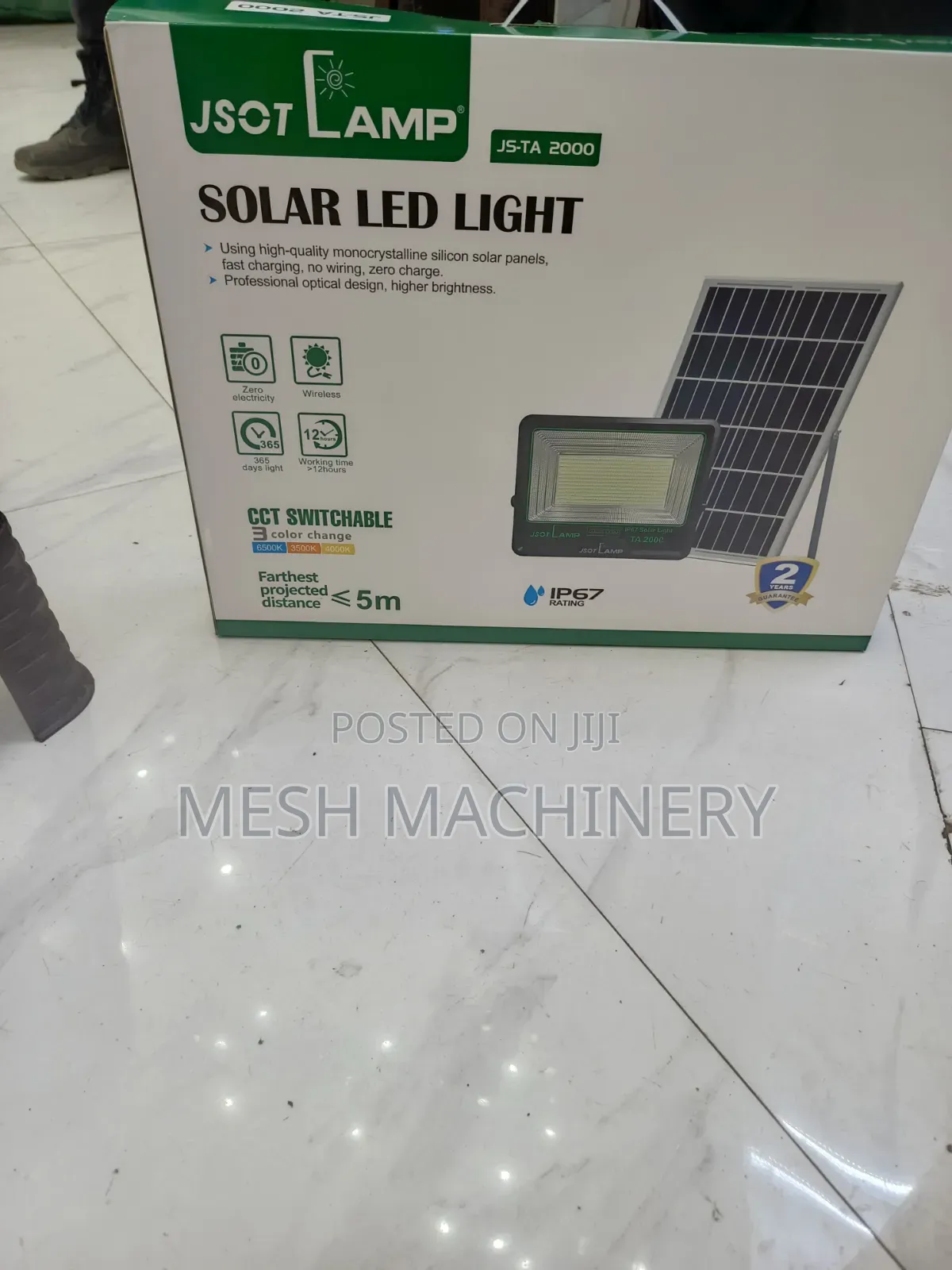 JSOT Lamp JS-TA 2000W Solar Floodlight