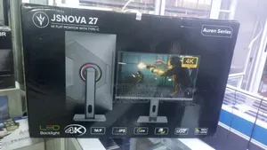 JSNOVA 27 Flat Monitor (Auren Series), a 27-Inch Ultra HD Display