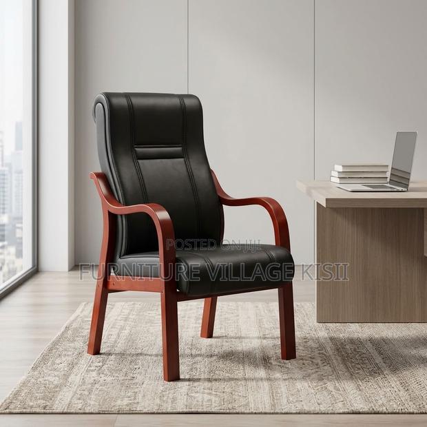 Executive Leather Visitor Seat - main view