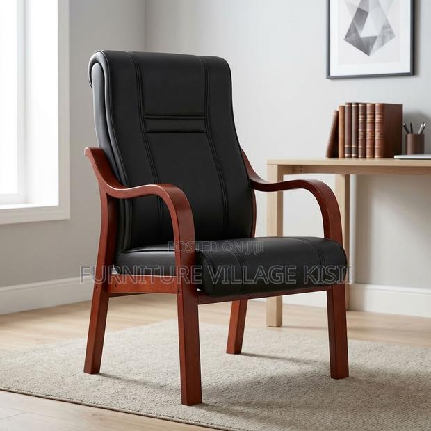 Executive Leather Visitor Seat - thumbnail 3
