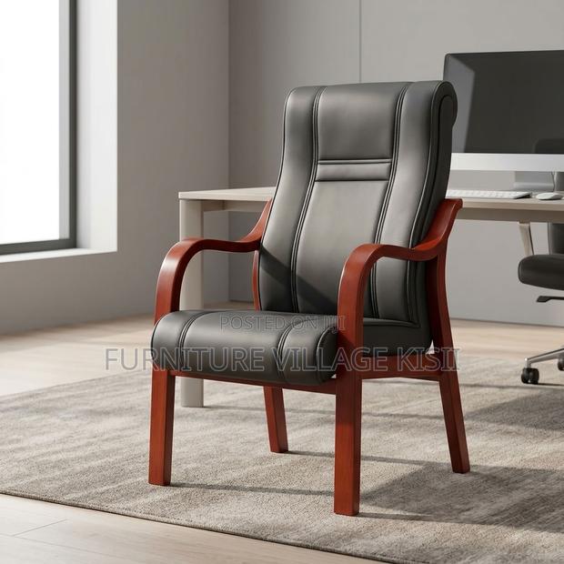 Executive Leather Visitor Seat - thumbnail 5