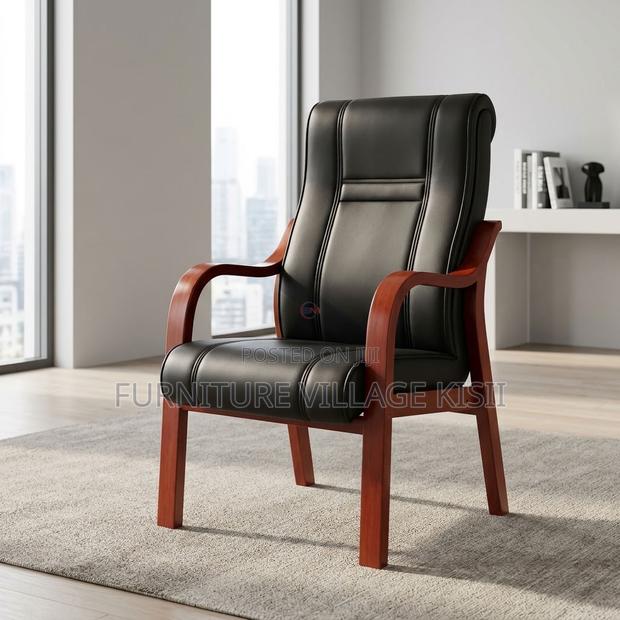 Executive Leather Visitor Seat - thumbnail 6