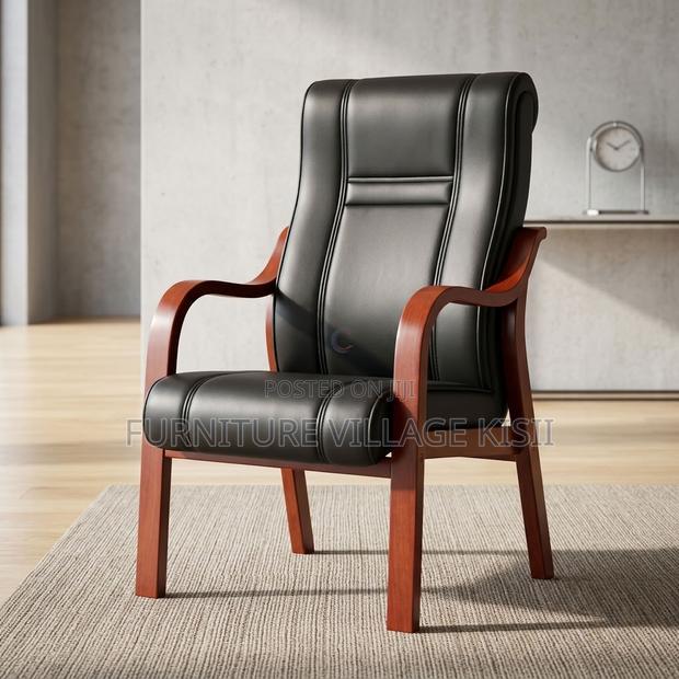 Executive Leather Visitor Seat - thumbnail 7