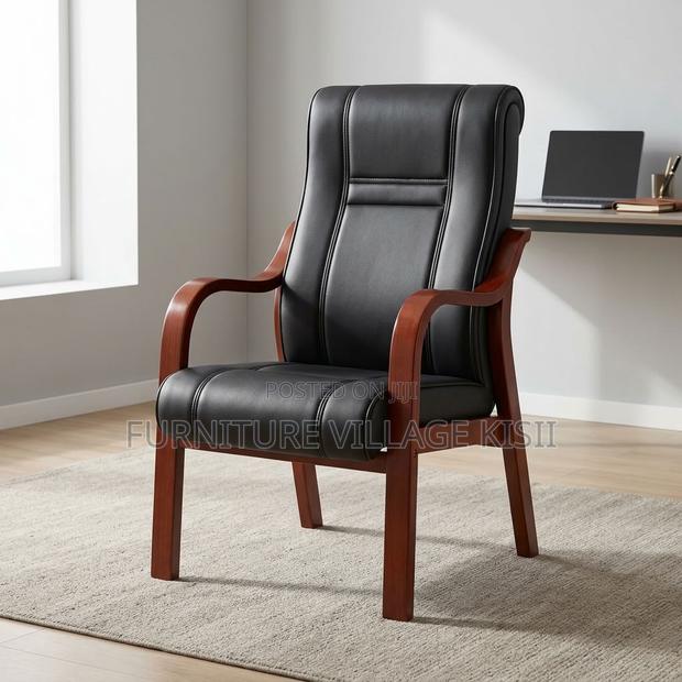 Executive Leather Visitor Seat - thumbnail 8