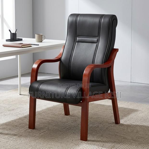 Executive Leather Visitor Seat - thumbnail 9