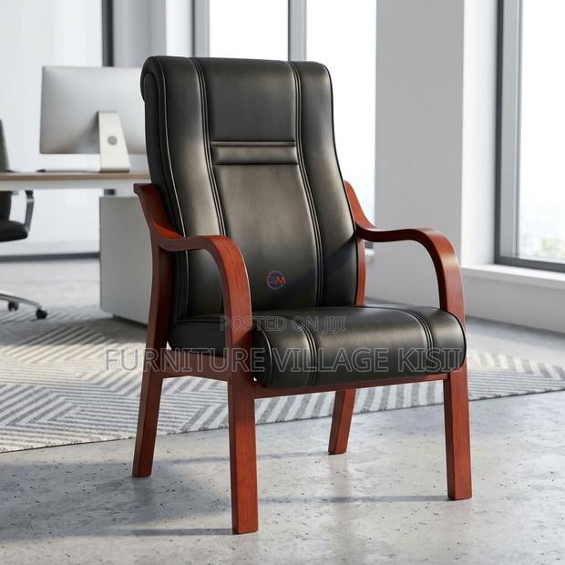 Executive Leather Visitor Seat - thumbnail 10