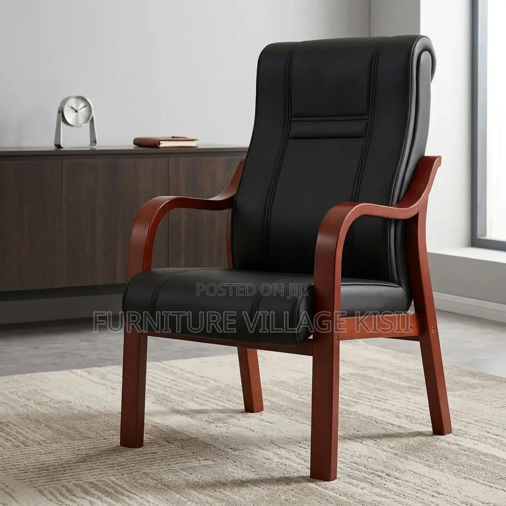 Executive Leather Visitor Seat