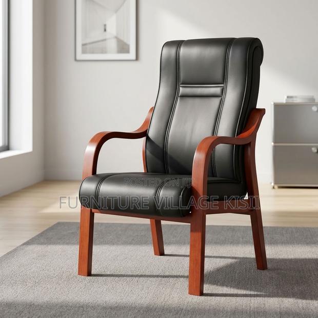 Executive Leather Visitor Seat - thumbnail 12