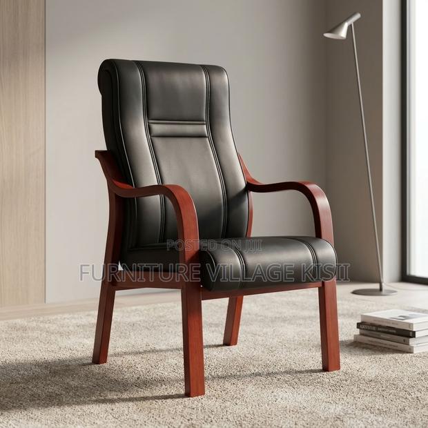 Executive Leather Visitor Seat - thumbnail 16