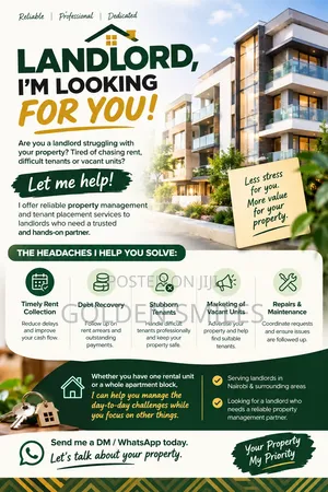 Property Owners Needed! –tenant Leasing/Placement Offered