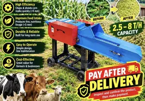 Corn Stalks Silage Chopper Machine / New Animal Feed Silage Machine