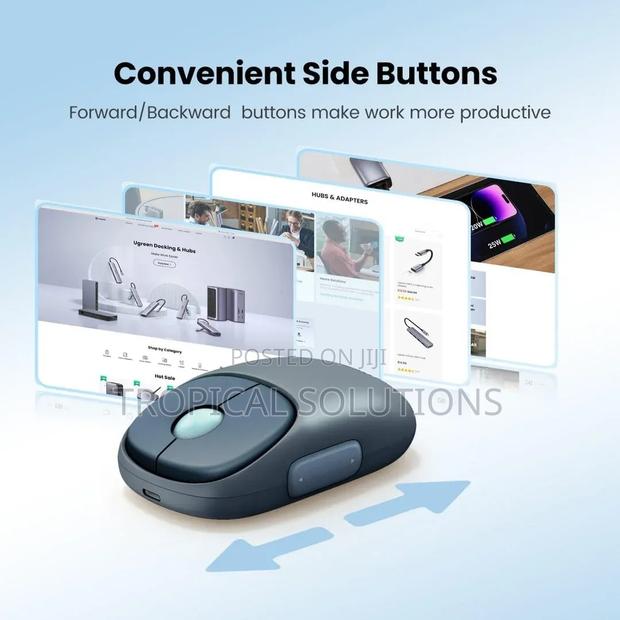 Ugreen FUN+ Wireless Mouse BLue - thumbnail 2