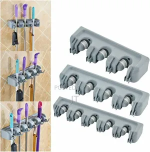 Broom Mop Holder Tidy Organizer, Wall Mounted Organizer W