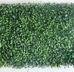 Realistic Green Artificial Hedge Panels