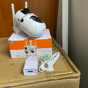 Bulb-Style Design V380 Pro WiFi 360° CCTV Bulb Cam–Dual Lens Pan Tilt