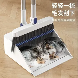 2 in 1 Broom With Dustpan Set
