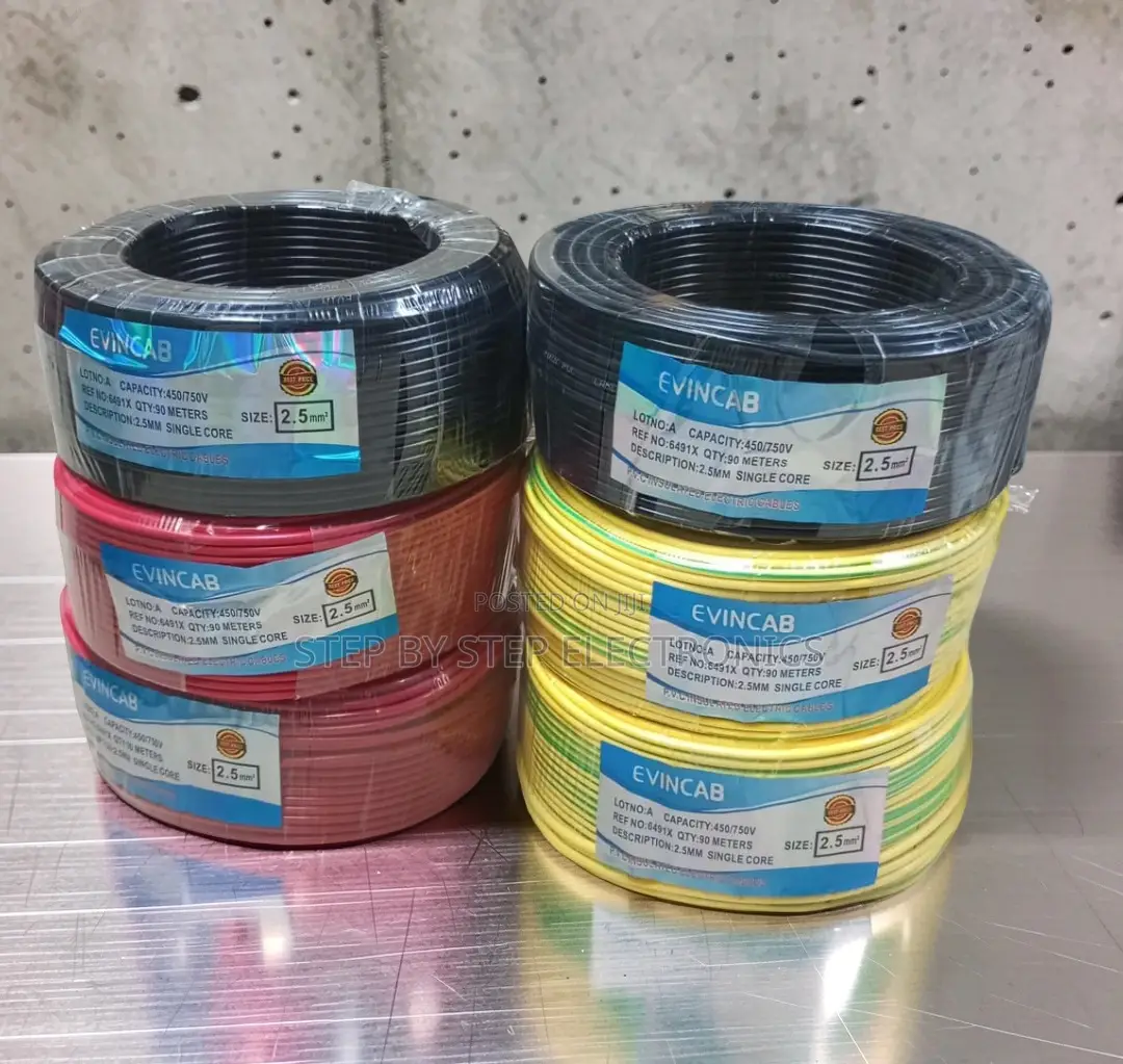 Durable Copper 1.0mm,1.5mm,2.5mm,4.0mm Single Core Wiring Cables