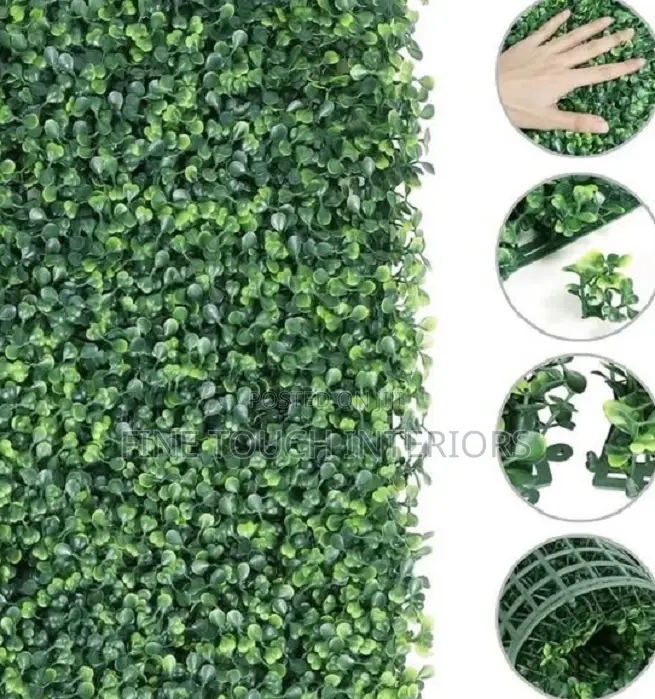 Artificial Hedge Panels for Privacy Décor