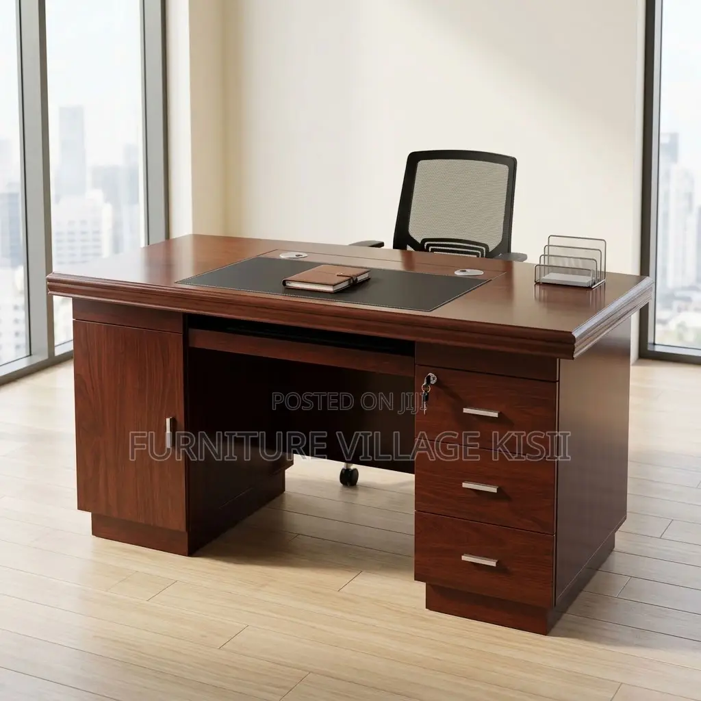 1.2m Mahogany Office Desk