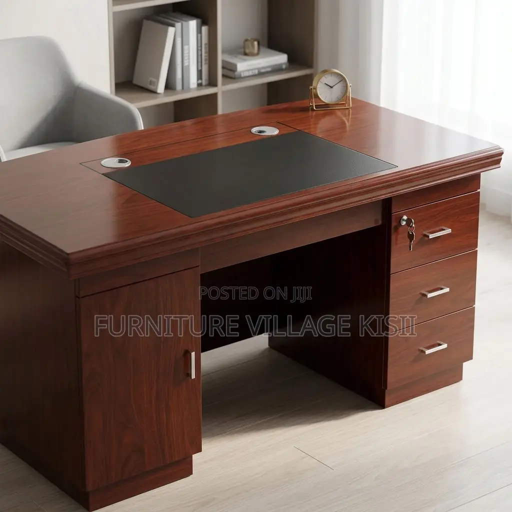 1.2m Mahogany Office Desk