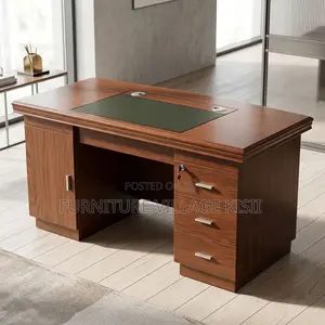 1.2m Mahogany Office Desk