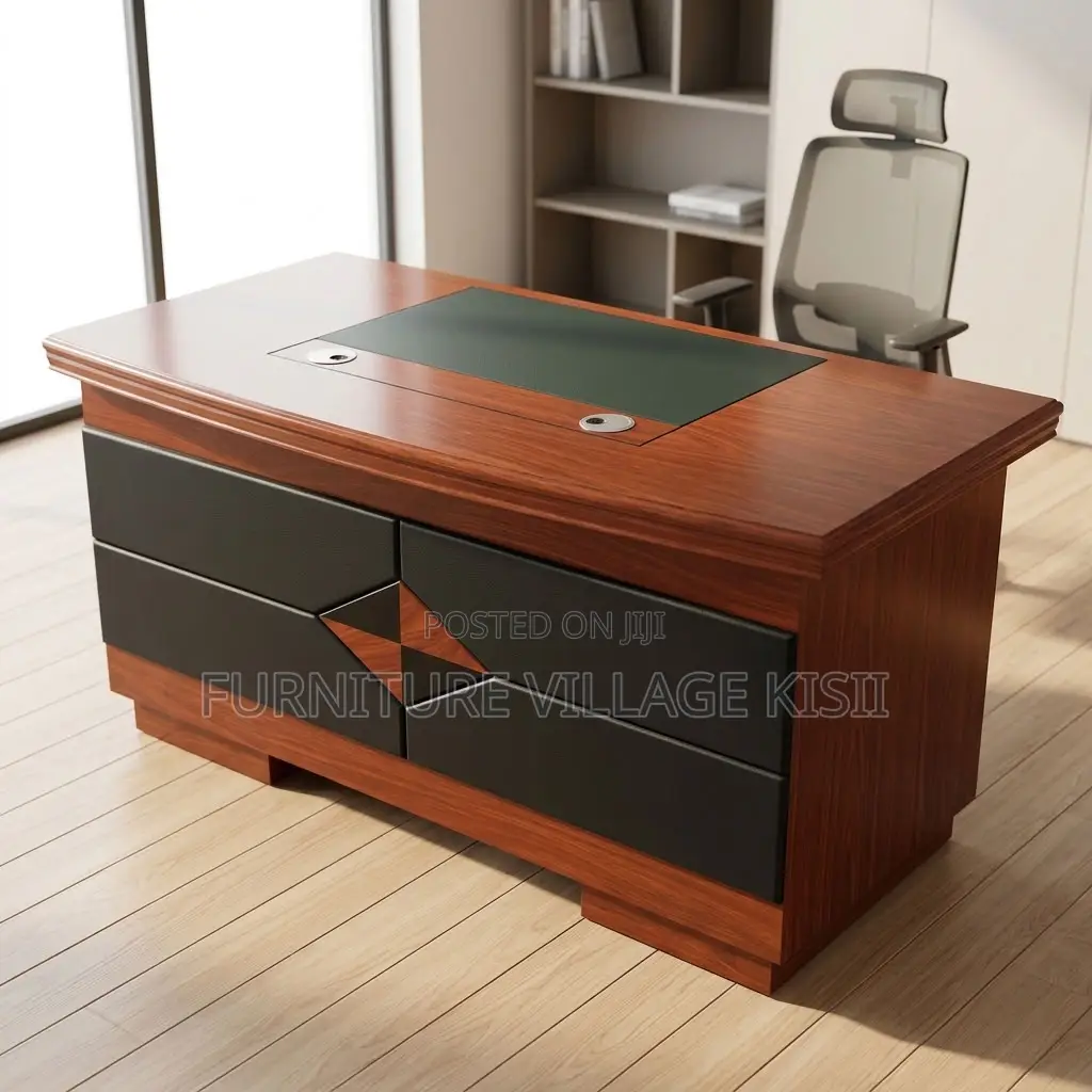 1.2m Mahogany Office Desk