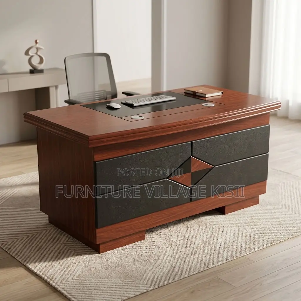 1.2m Mahogany Office Desk