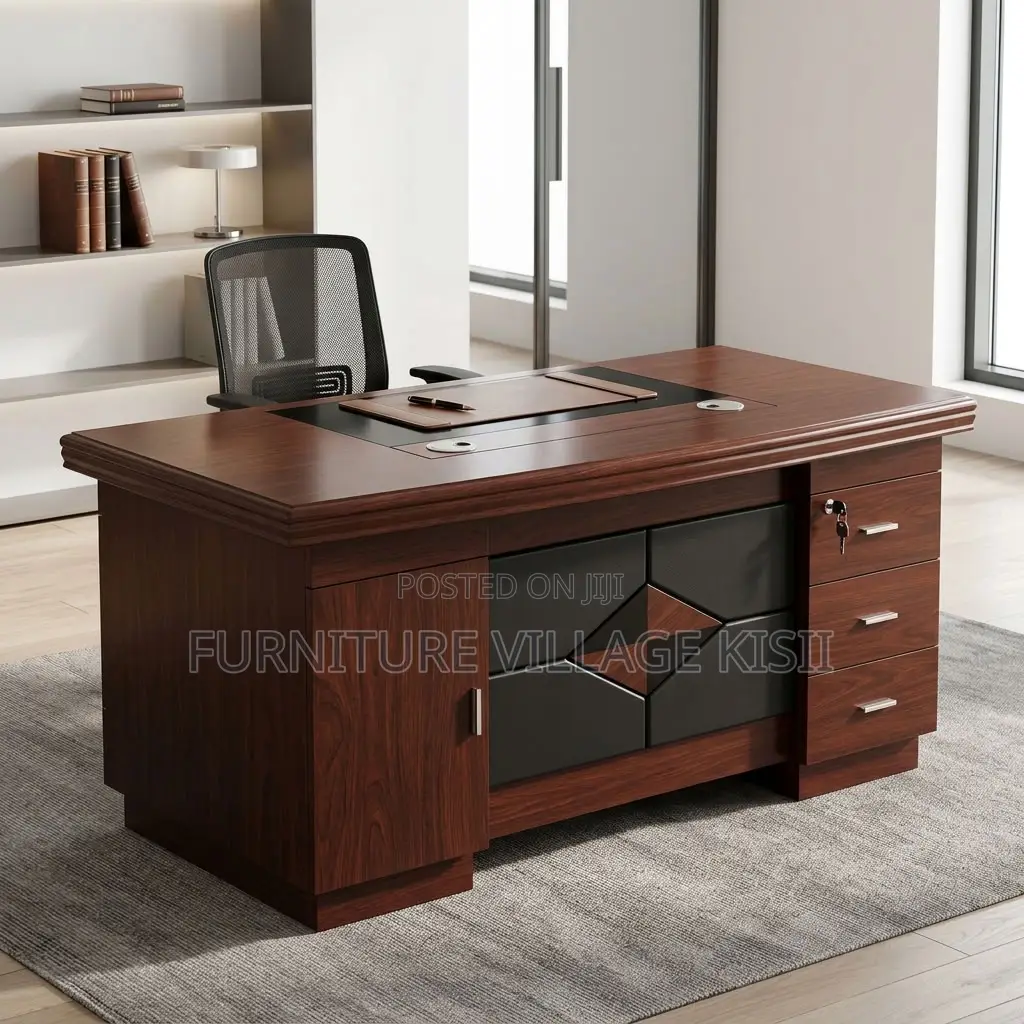 1.2m Mahogany Office Desk