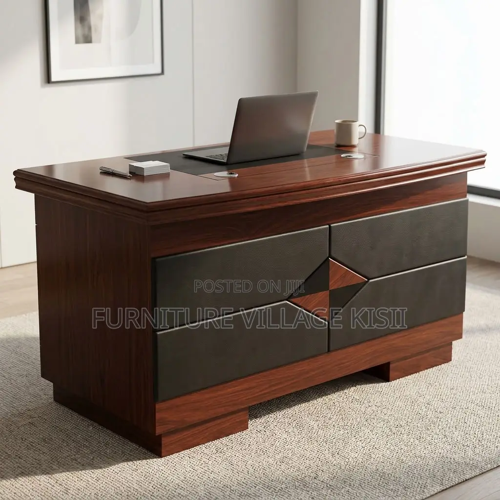 1.2m Mahogany Office Desk