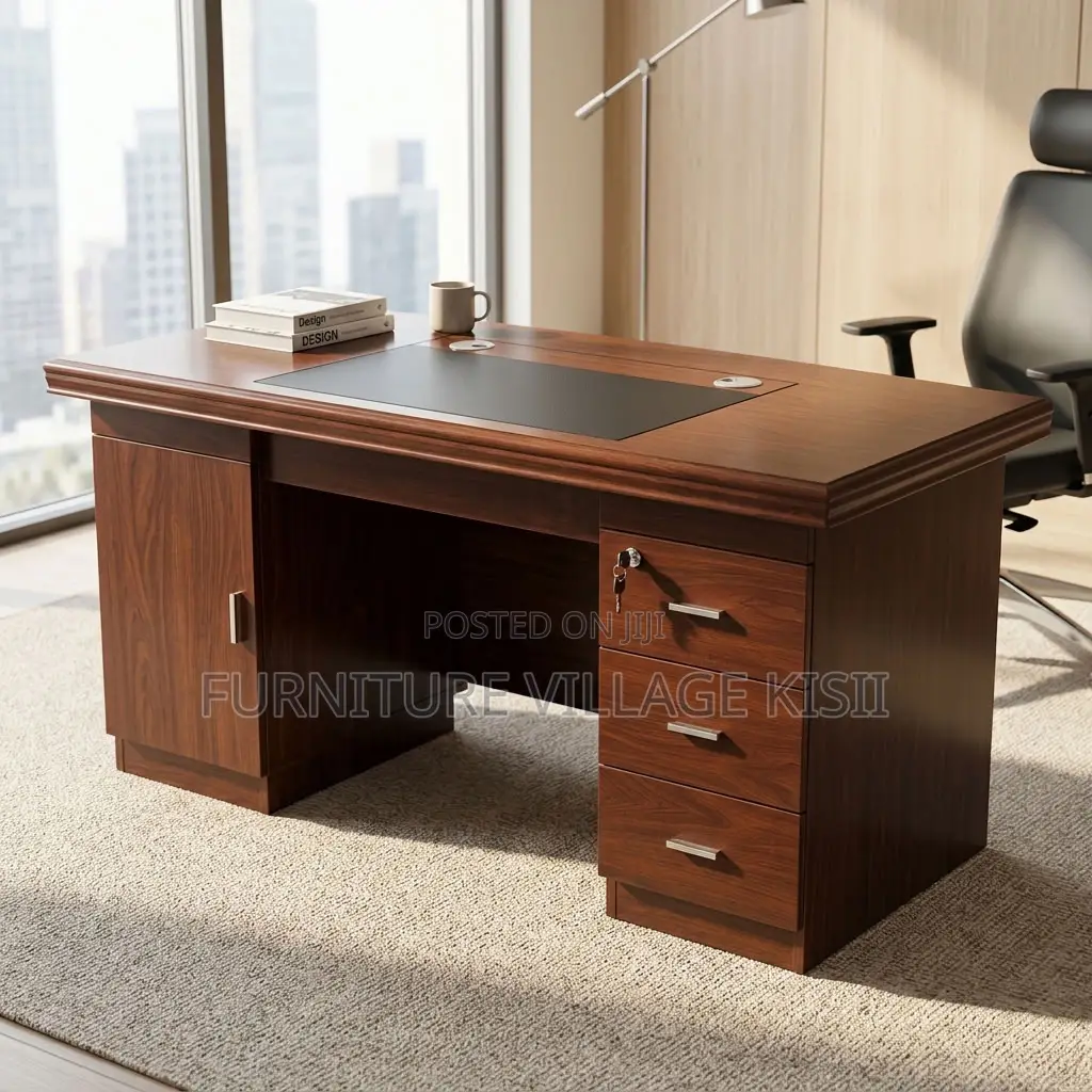 1.2m Mahogany Office Desk