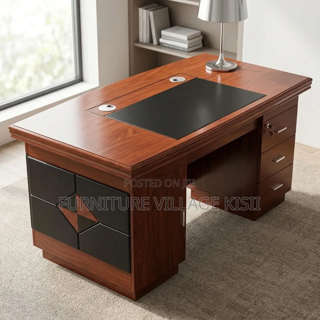 1.2m Mahogany Office Desk
