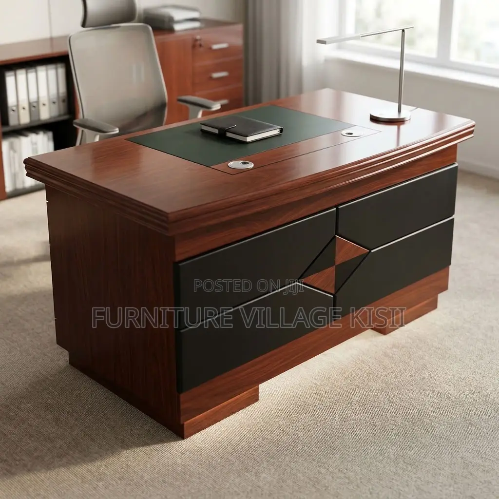 1.2m Mahogany Office Desk