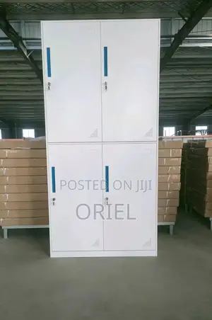 Modern Office Cabinet : School 4-Door Storage Cabinet