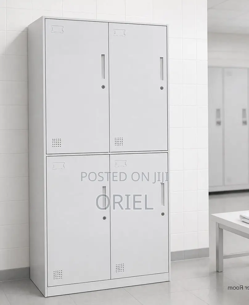 Modern Office Cabinet : School 4-Door Storage Cabinet