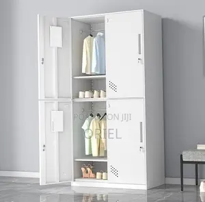 Modern Office Cabinet : School 4-Door Storage Cabinet