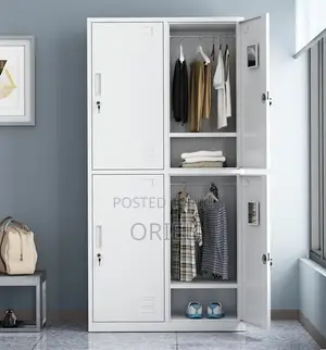 Modern Office Cabinet : School 4-Door Storage Cabinet