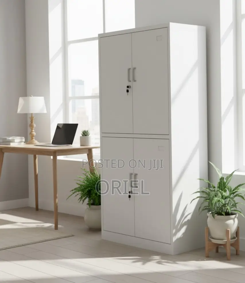 Modern Office Cabinet : School 4-Door Storage Cabinet