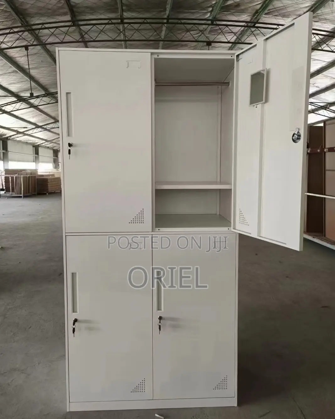 Modern Office Cabinet : School 4-Door Storage Cabinet