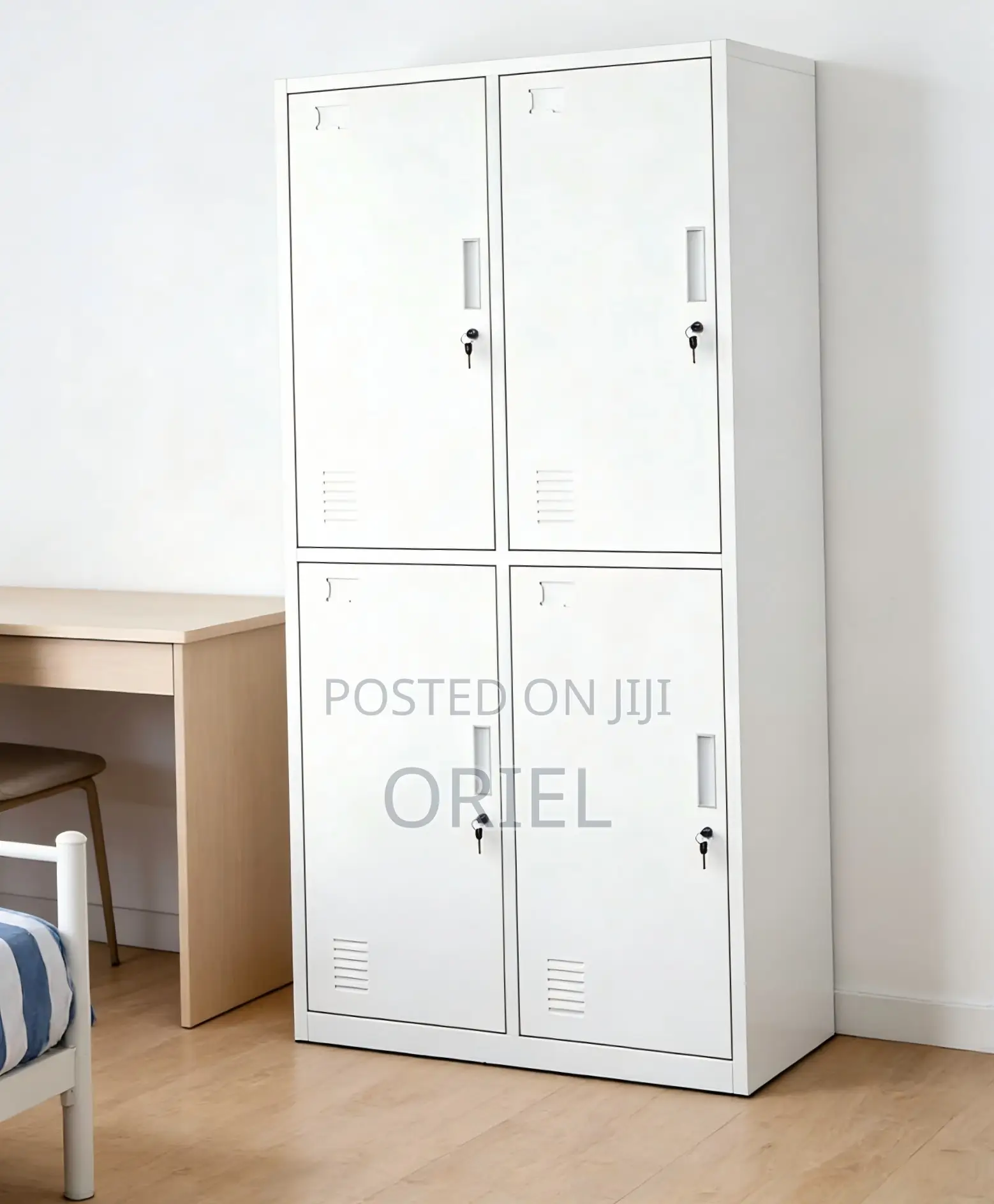 Modern Office Cabinet : School 4-Door Storage Cabinet