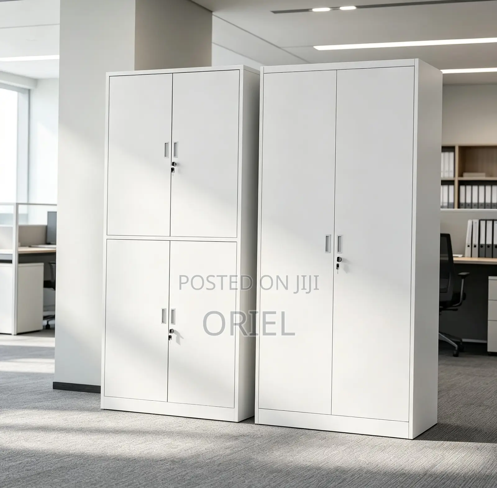 Modern Office Cabinet : School 4-Door Storage Cabinet