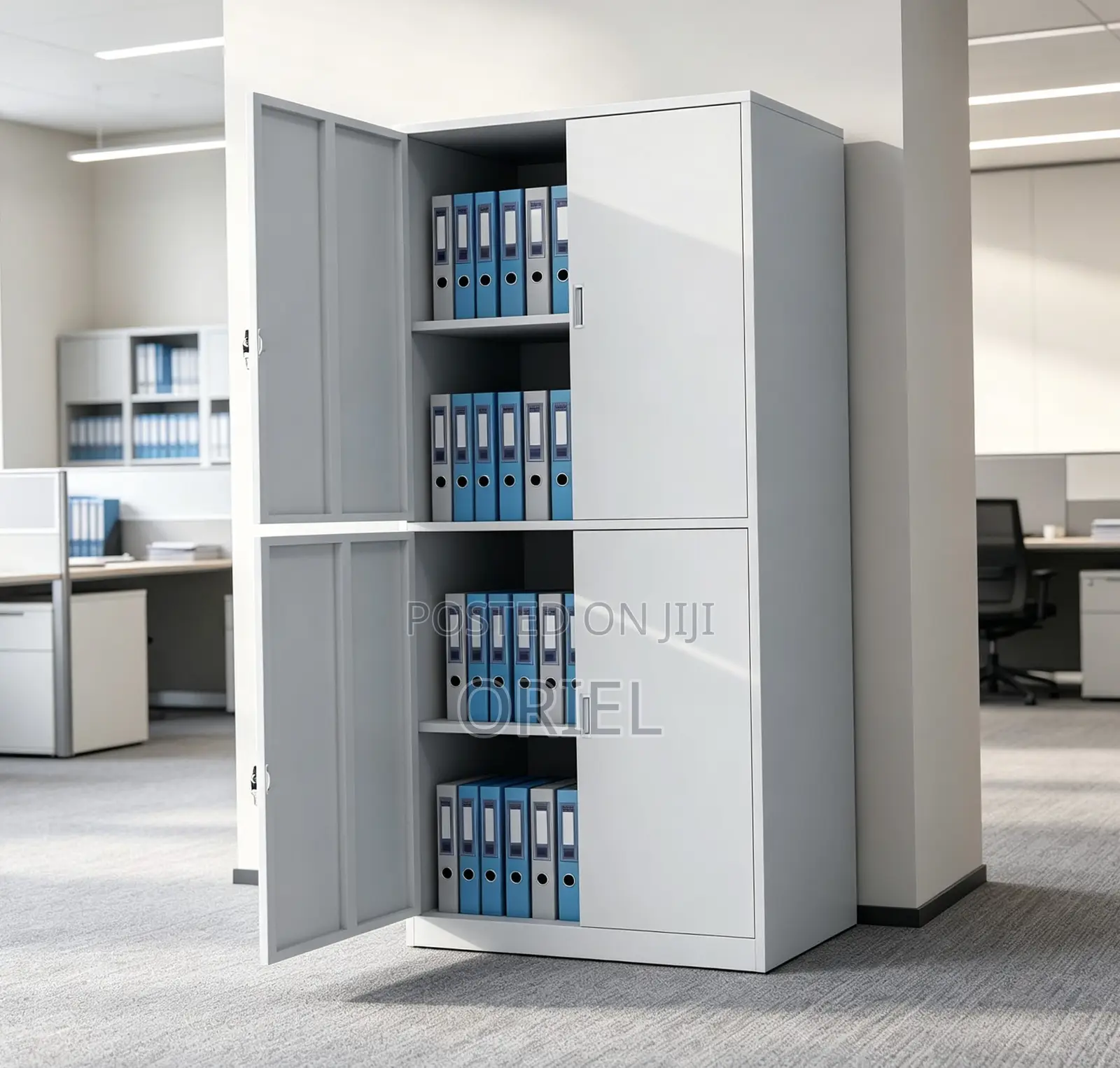 Modern Office Cabinet : School 4-Door Storage Cabinet