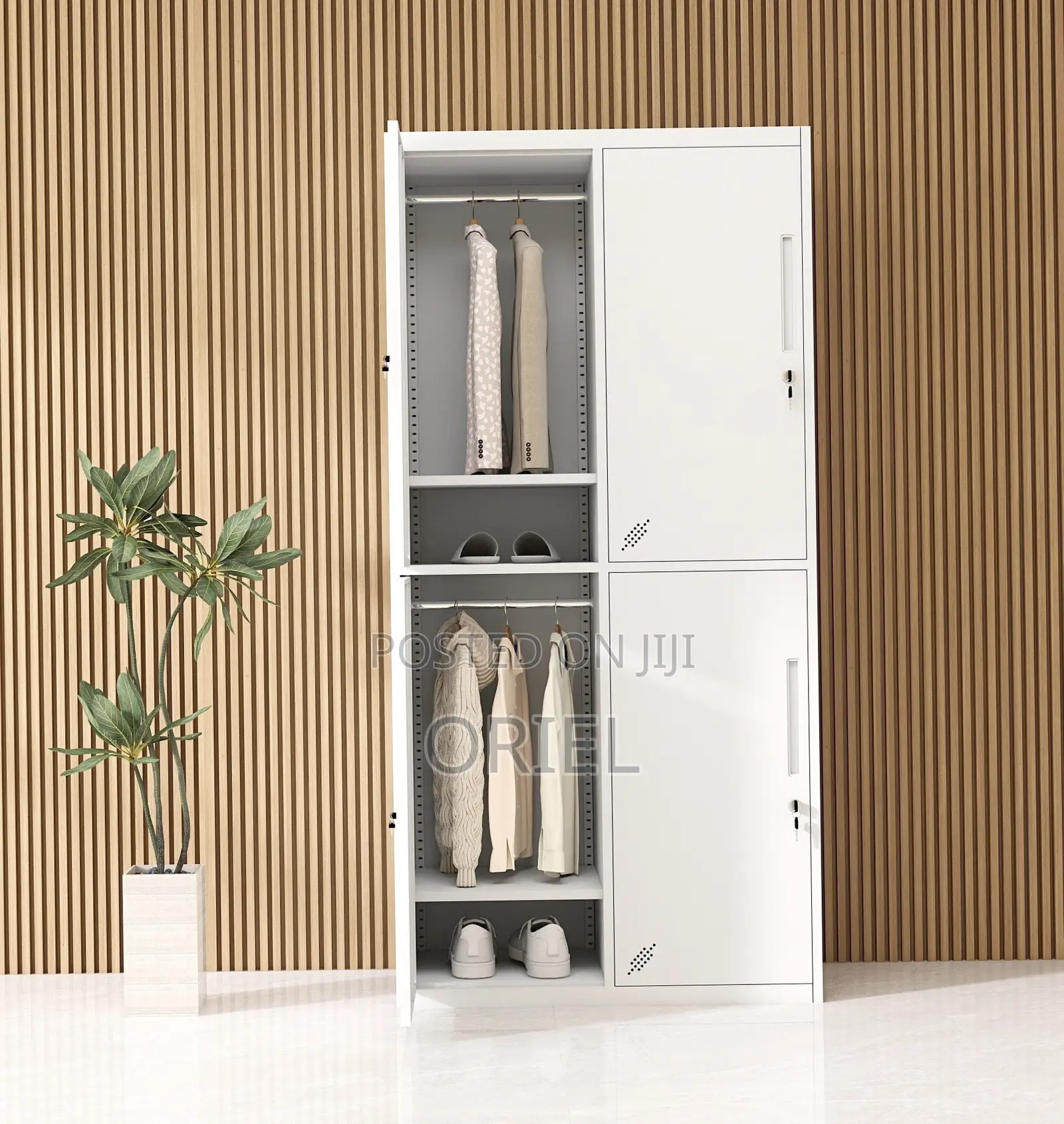 Modern Office Cabinet : School 4-Door Storage Cabinet