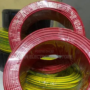 Heavy Duty Cables 6.0mm Single Core Wiring Cable-Black/Yellow/Red/