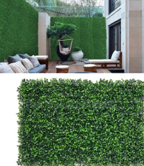 Artificial Hedge Panels for Indoor Outdoor