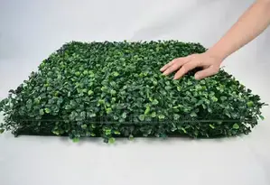 Artificial Hedge Panels for Balcony Décor
